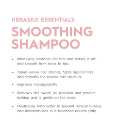 Kerasilk shampoo creamy lather texture demonstrating gentle cleansing and softness