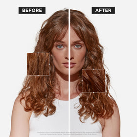 KÉRASTASE pump close-up highlighting precise dosing for mess-free nightly use