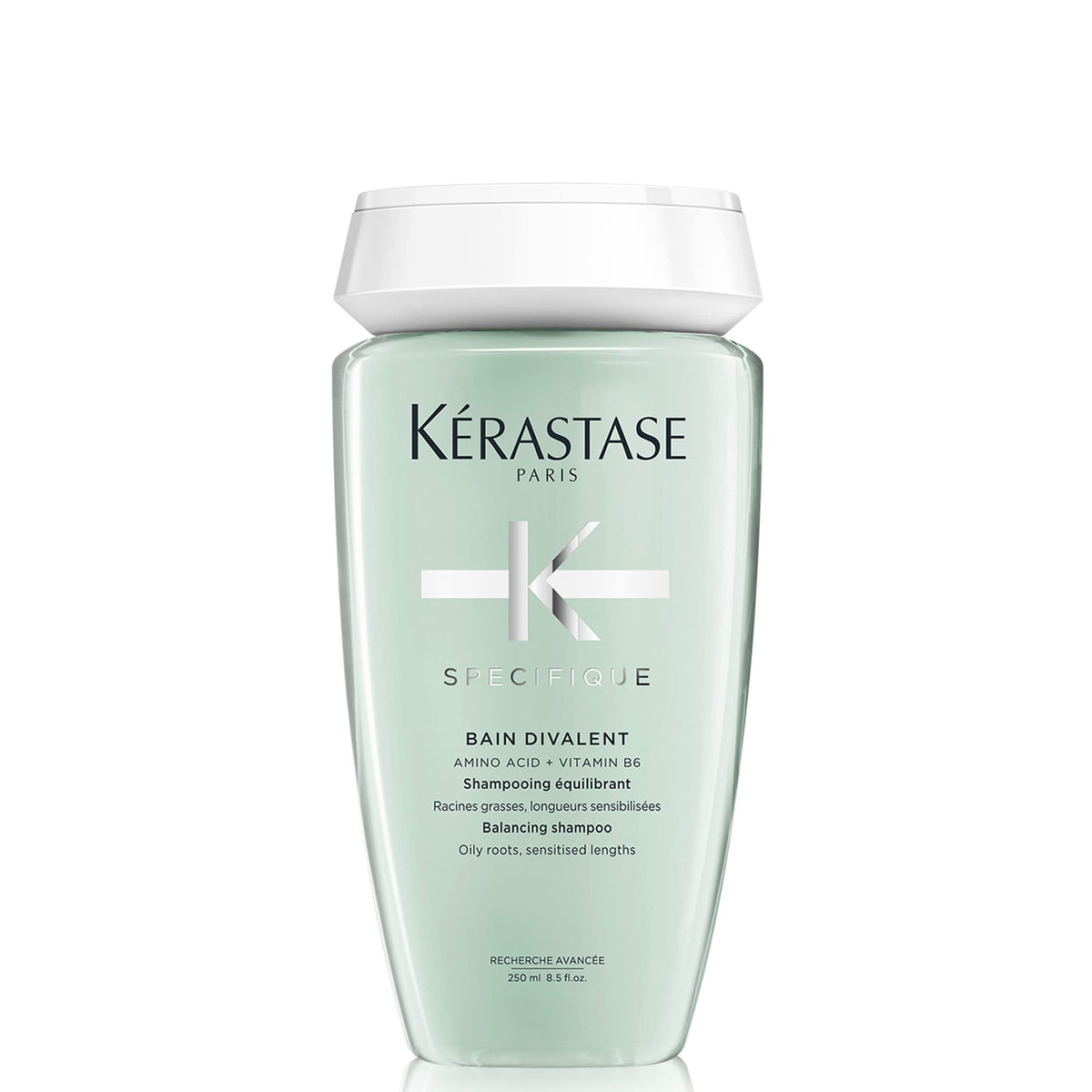 KÉRASTASE front packaging showing bottle and label, professional presentation benefit