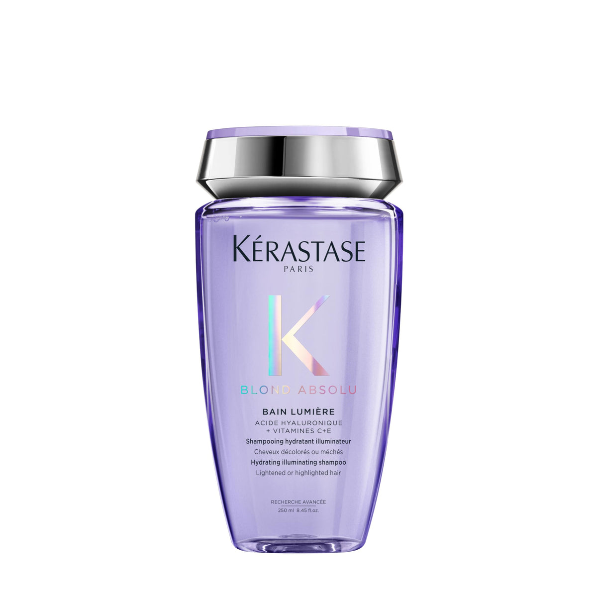 KÉRASTASE front bottle view showing sleek packaging and professional hair care benefit