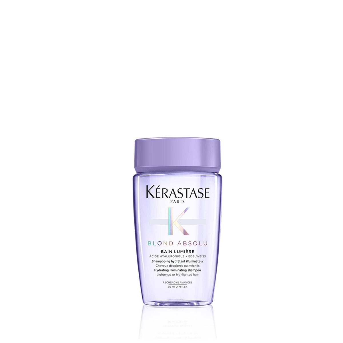 KÉRASTASE front packaging showing travel-size bottle and brand clarity