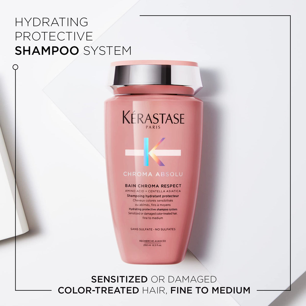 KÉRASTASE pump dispenser close-up offering convenient measured use
