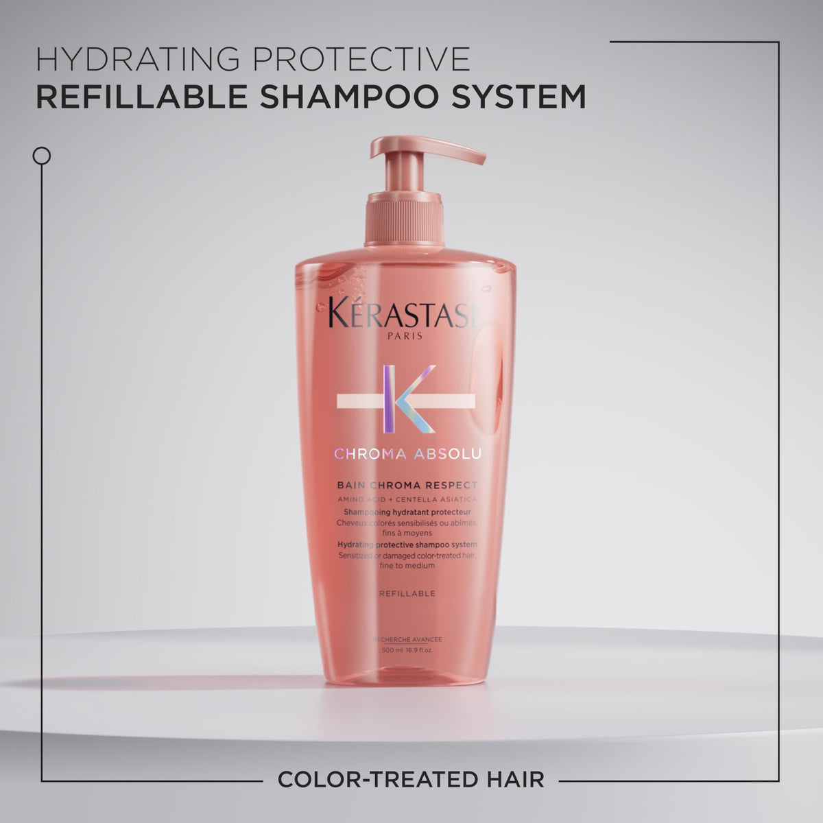 KÉRASTASE creamy lather texture close-up for gentle hydrating cleanse