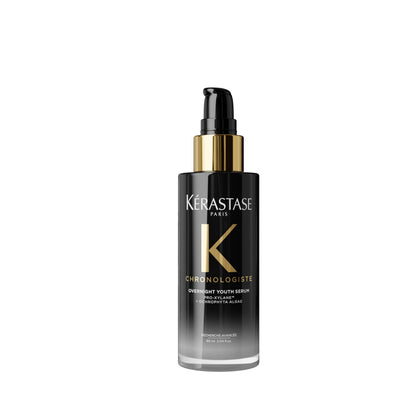 KÉRASTASE product front packaging showing elegant serum bottle and brand logo for premium care