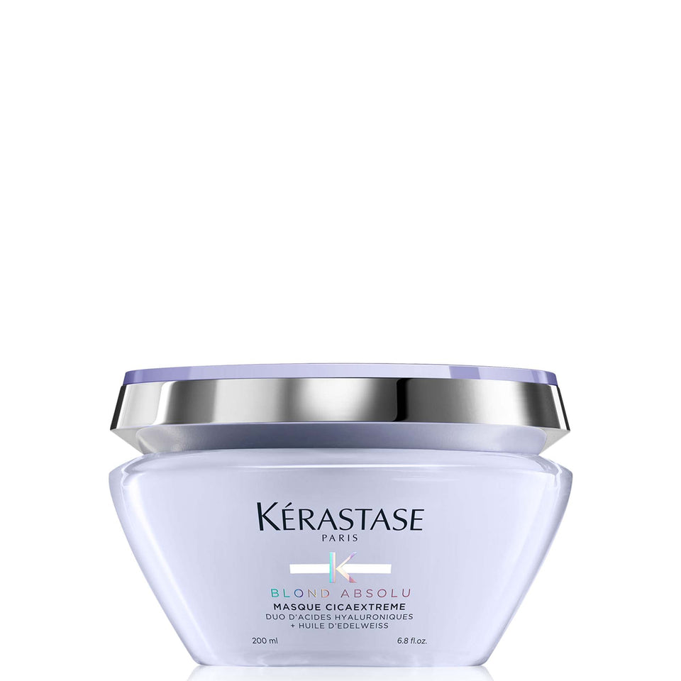 KÉRASTASE front jar view showing premium repair mask packaging and reassurance