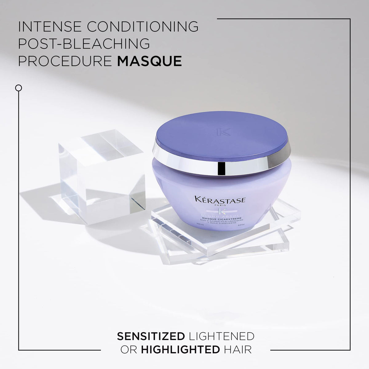 KÉRASTASE open jar cream texture shot highlighting rich moisturizing formula