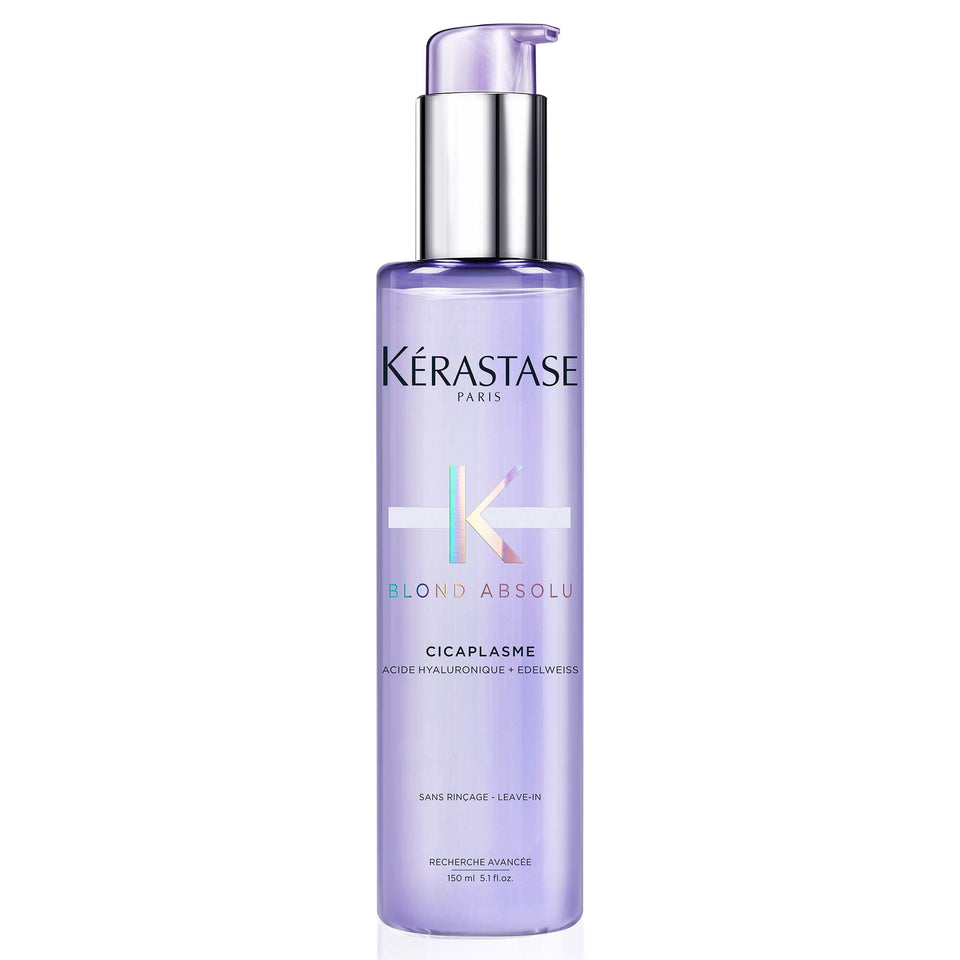 KÉRASTASE bottle front view showing branding and sleek packaging benefit: clear identification