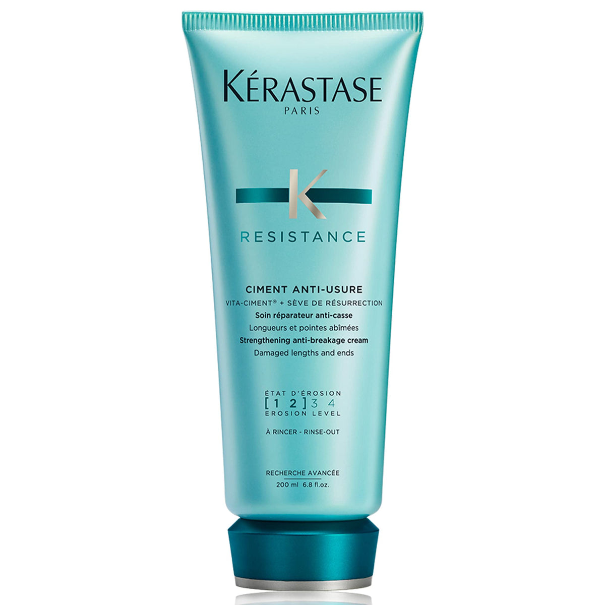 KÉRASTASE front packaging showing product and benefit of strengthened hair