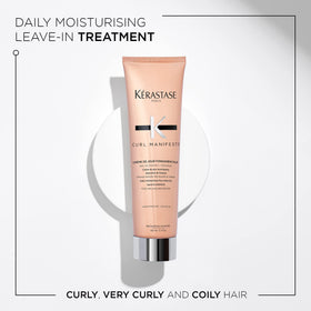 KÉRASTASE open cap and cream texture highlighting smooth application benefit