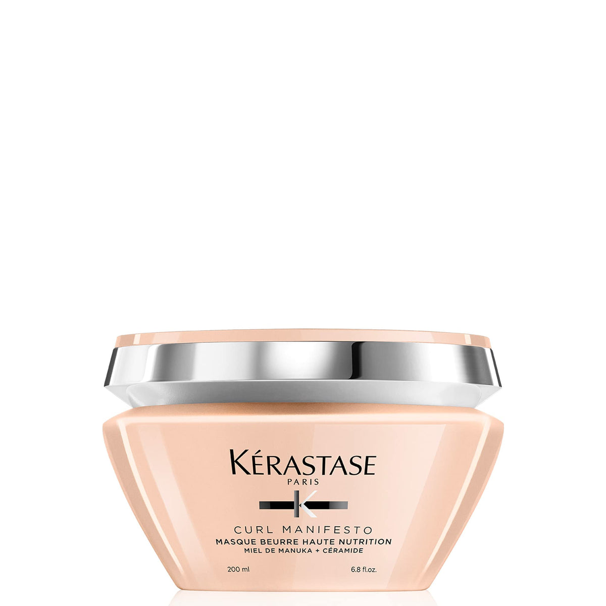 KÉRASTASE front packaging of the Beurre Haute Nutrition mask showing jar design and brand benefit