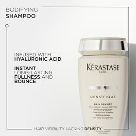 KÉRASTASE back label with ingredients and clarity benefit