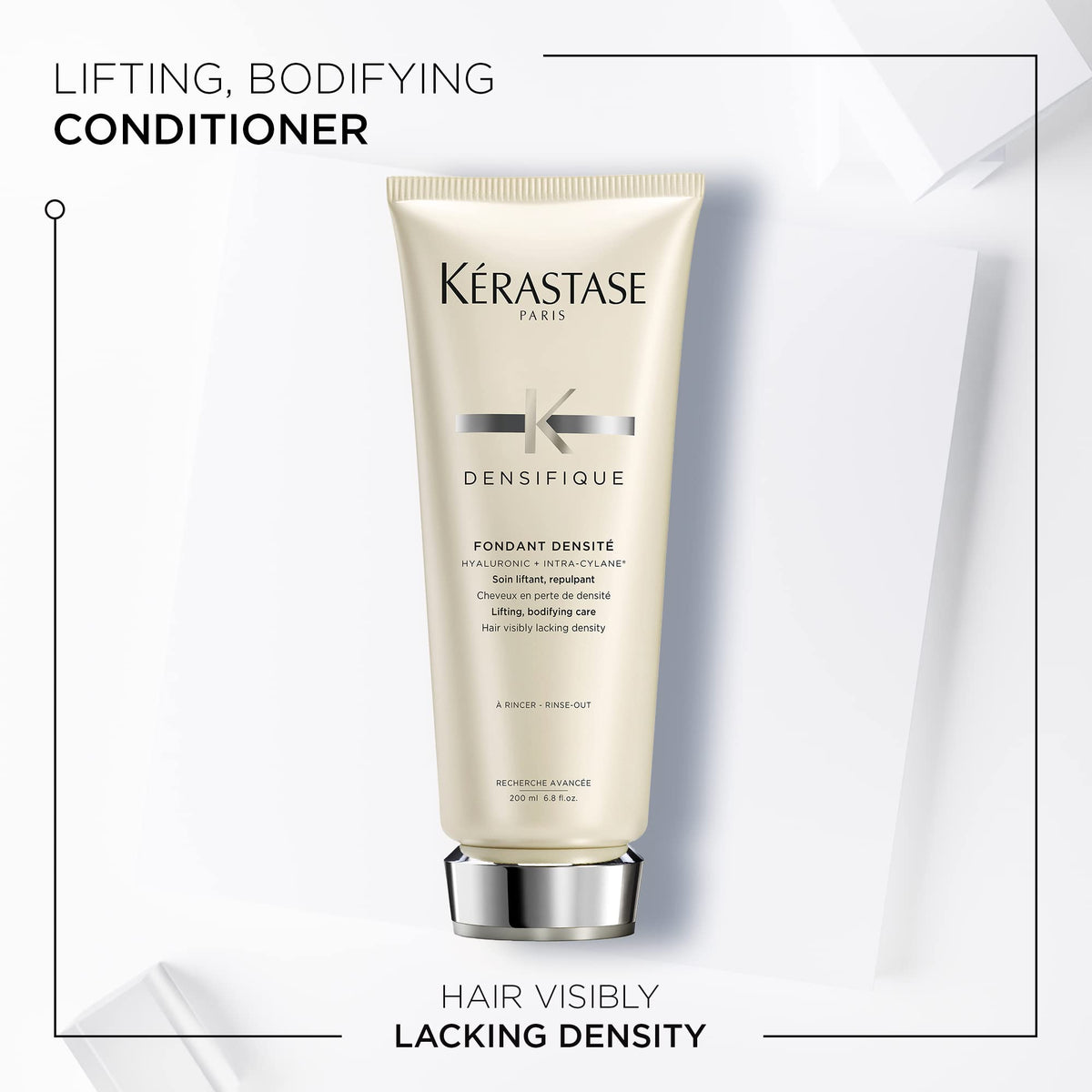 KÉRASTASE back label detail highlighting directions and ingredient clarity