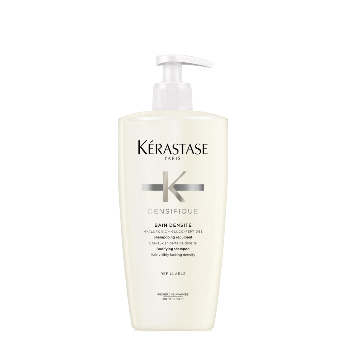 KÉRASTASE front packaging showing large refill bottle and product name for value