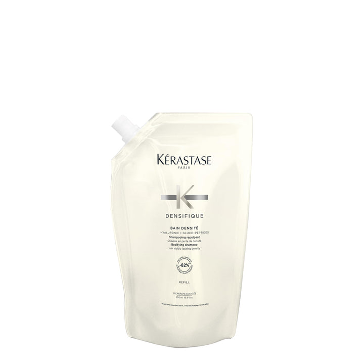 KÉRASTASE refill pouch front view showing product and refill benefit