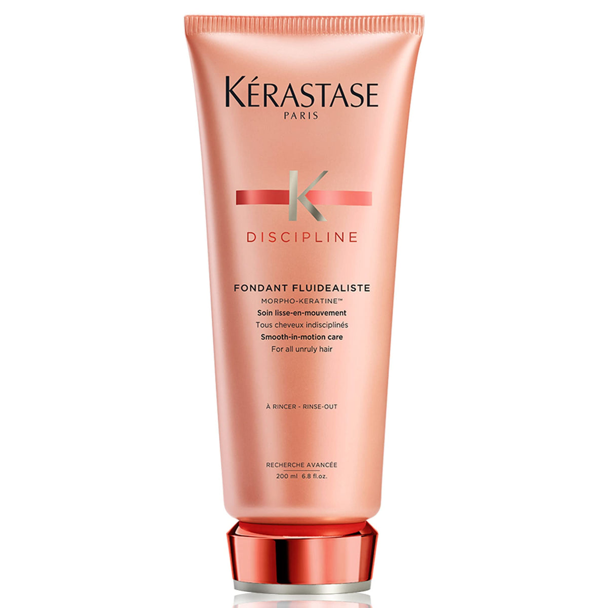 KÉRASTASE front packaging showing bottle benefit of smoothing hair