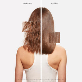 KÉRASTASE Discipline shampoo on hand demonstrating creamy sulfate-free lather and gentle cleanse benefit