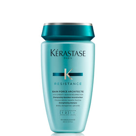 KÉRASTASE front packaging of Force Architecte shampoo showing clean label and size benefit