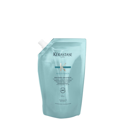 KÉRASTASE refill front label showing product and benefits