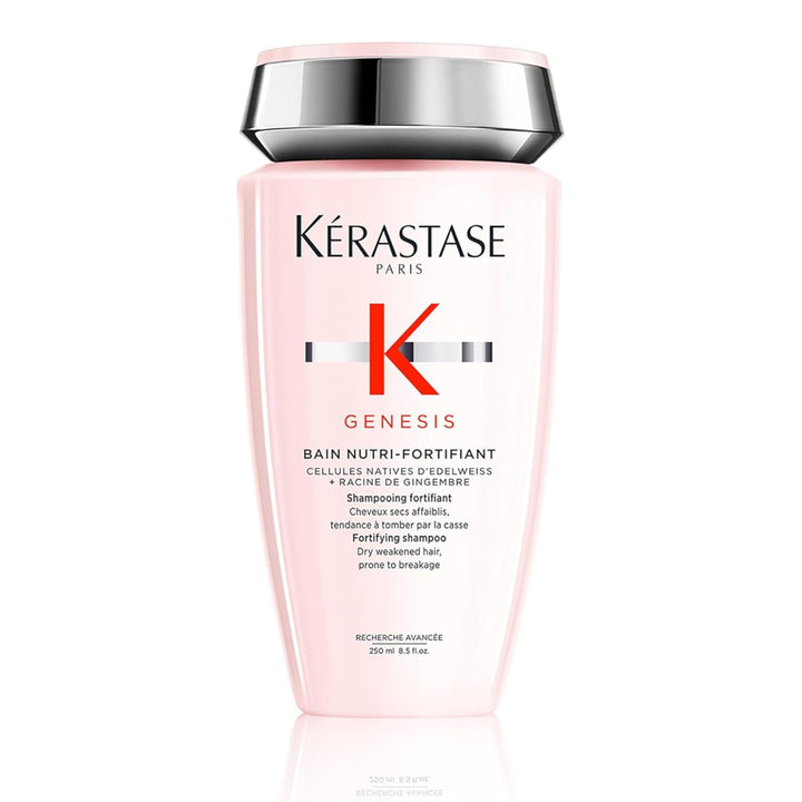 KÉRASTASE front bottle showing product and benefits
