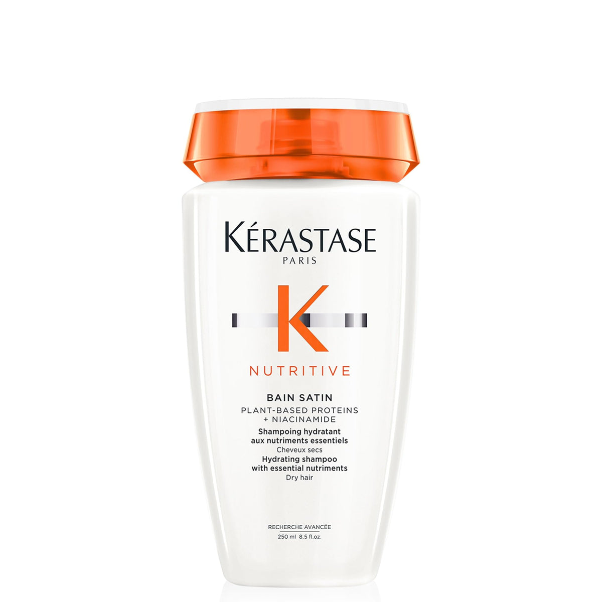 KÉRASTASE front bottle shot showing clean packaging and premium look