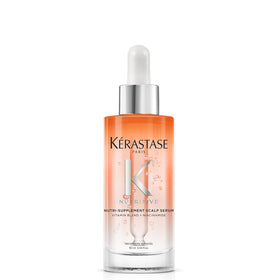 KÉRASTASE front packaging of Nutritive scalp serum showing clean labeling and bottle benefit