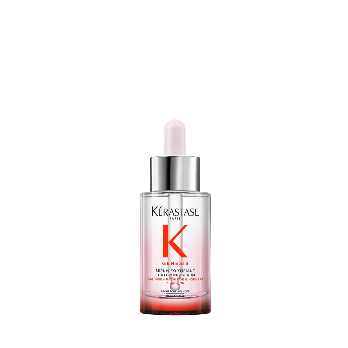 KÉRASTASE Genesis bottle front view showing product and branding, easy identification benefit