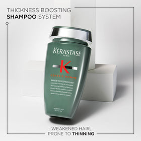 KÉRASTASE back label with ingredients and directions for strengthening