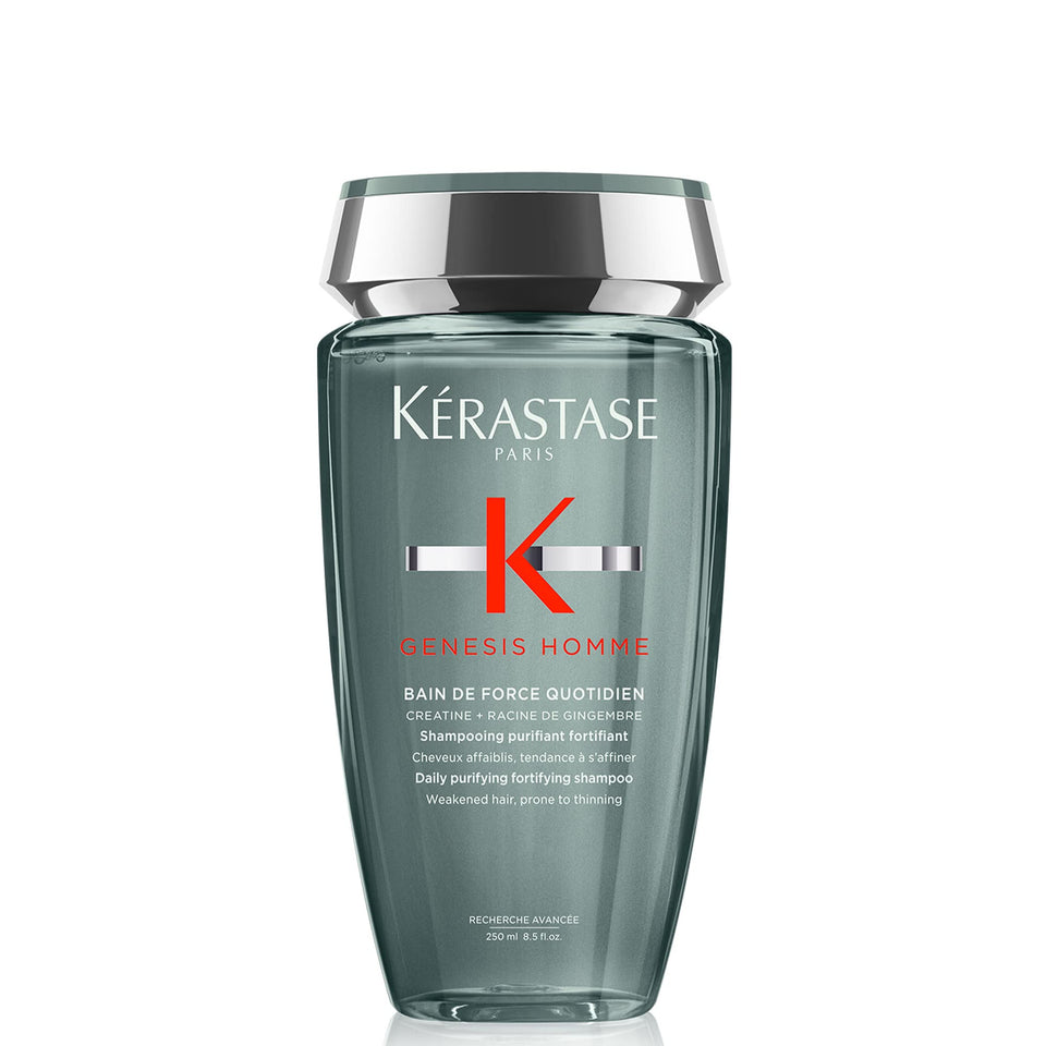 KÉRASTASE Genesis Homme front packaging showing 8.5 fl oz bottle and label benefit