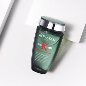 KÉRASTASE Genesis Homme styled hair after wash showing fuller, healthier appearance
