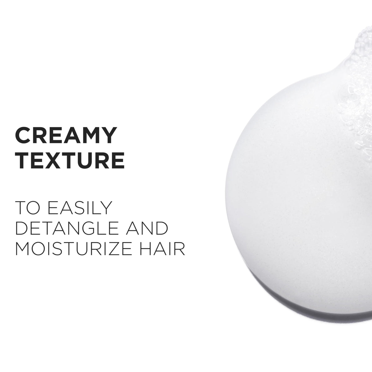 KÉRASTASE lather in hands showing easy application and conditioning