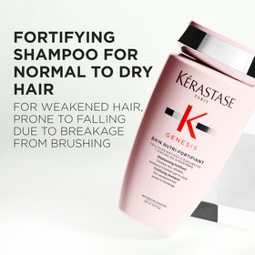KÉRASTASE pump and label close-up highlighting product details