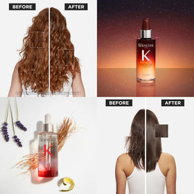 KÉRASTASE Genesis serum pump dispensing a precise drop for scalp strengthening