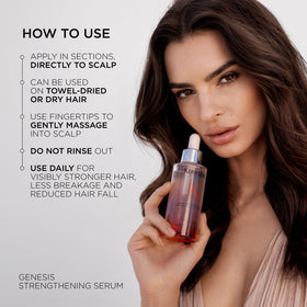KÉRASTASE serum texture close-up showing lightweight absorbent drop