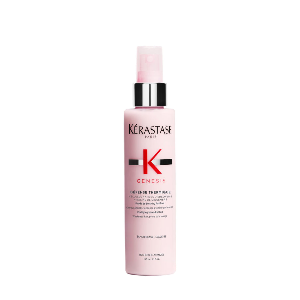 KÉRASTASE bottle front packaging showing product and benefits