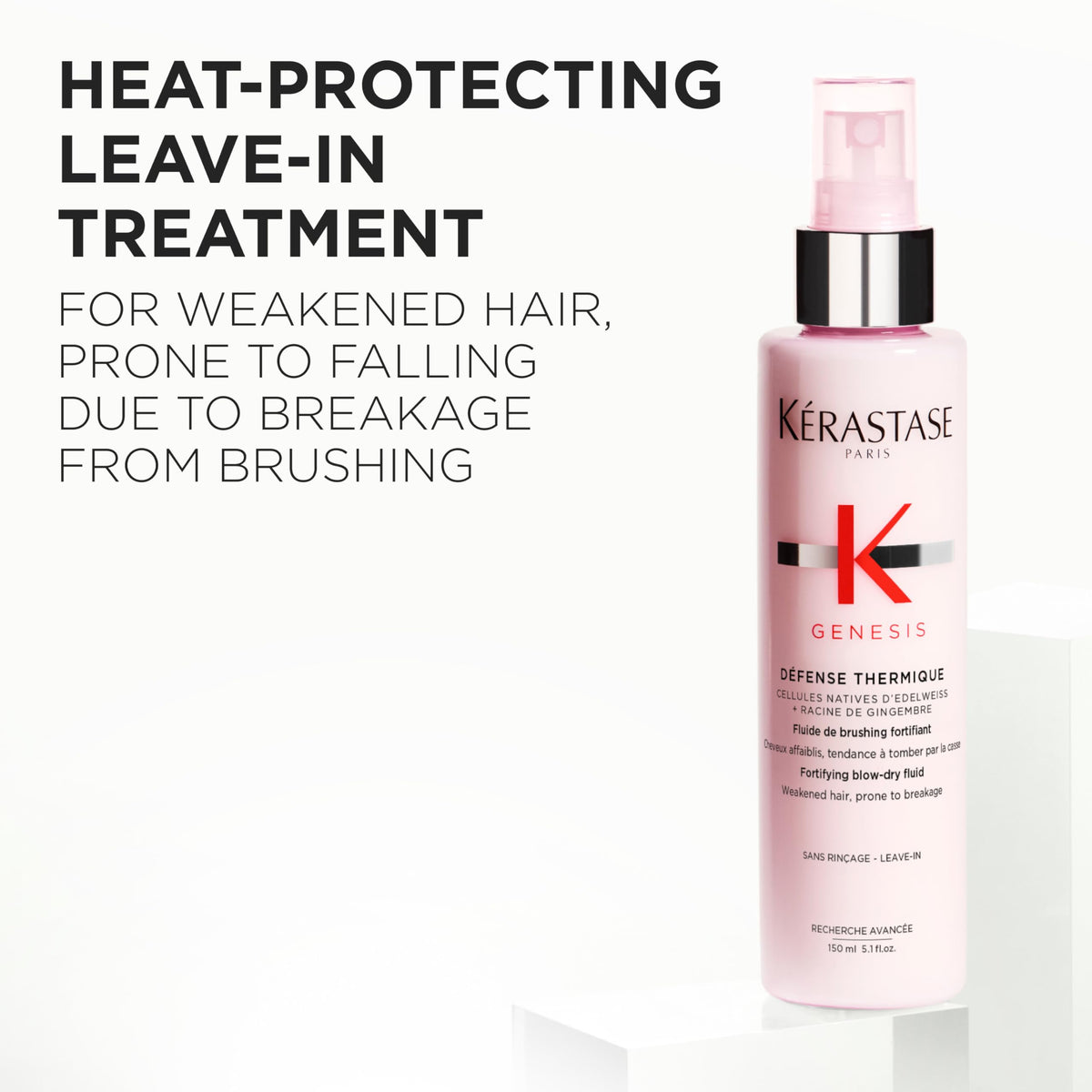 KÉRASTASE close-up spray nozzle for even thermal protection