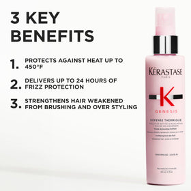 KÉRASTASE primer texture swatch showing lightweight finish and shine