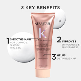 KÉRASTASE close-up of conditioner cream delivering smooth finish