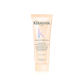 KÉRASTASE front packaging showing travel conditioner and glossy result