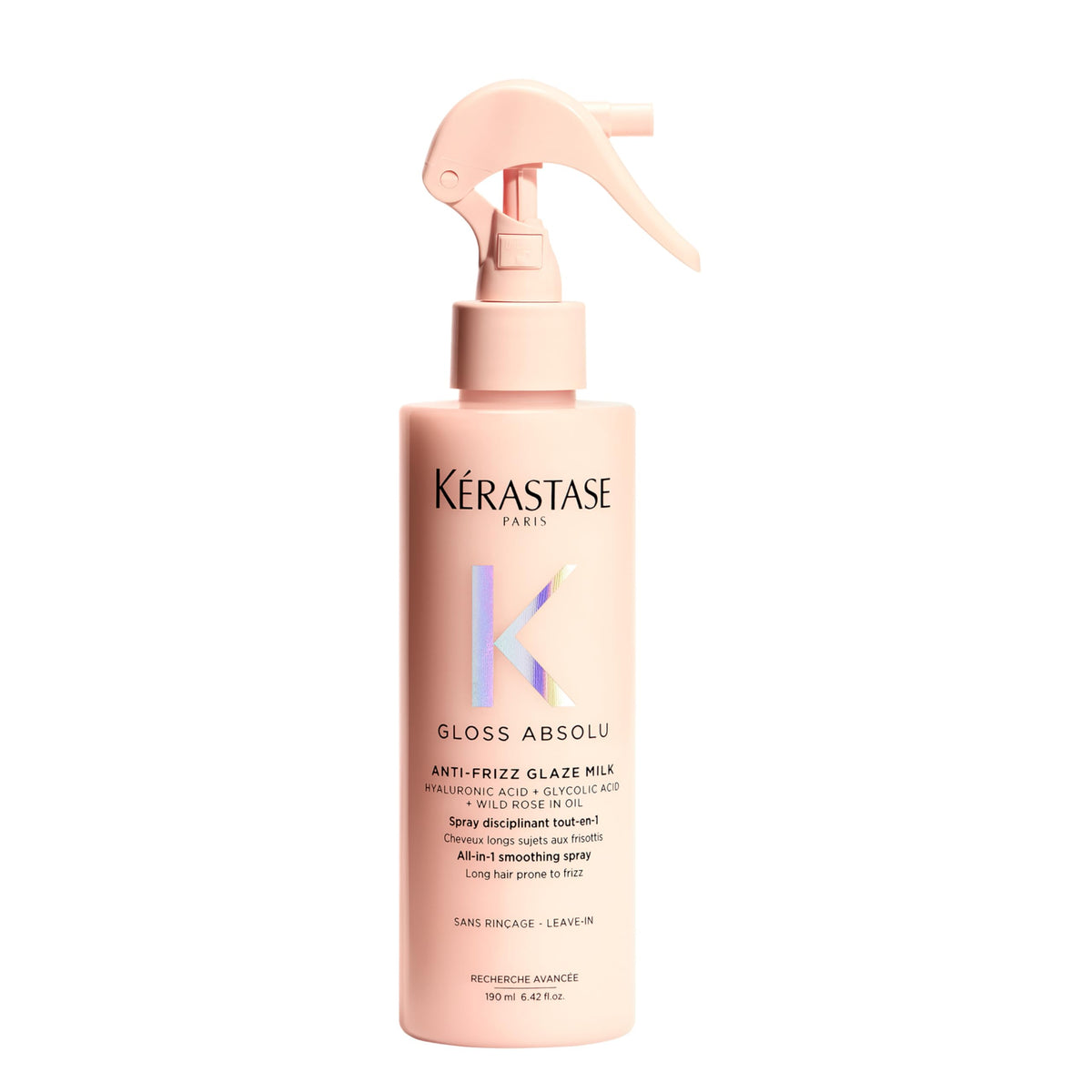 KÉRASTASE front packaging showing bottle and brand for clear product ID