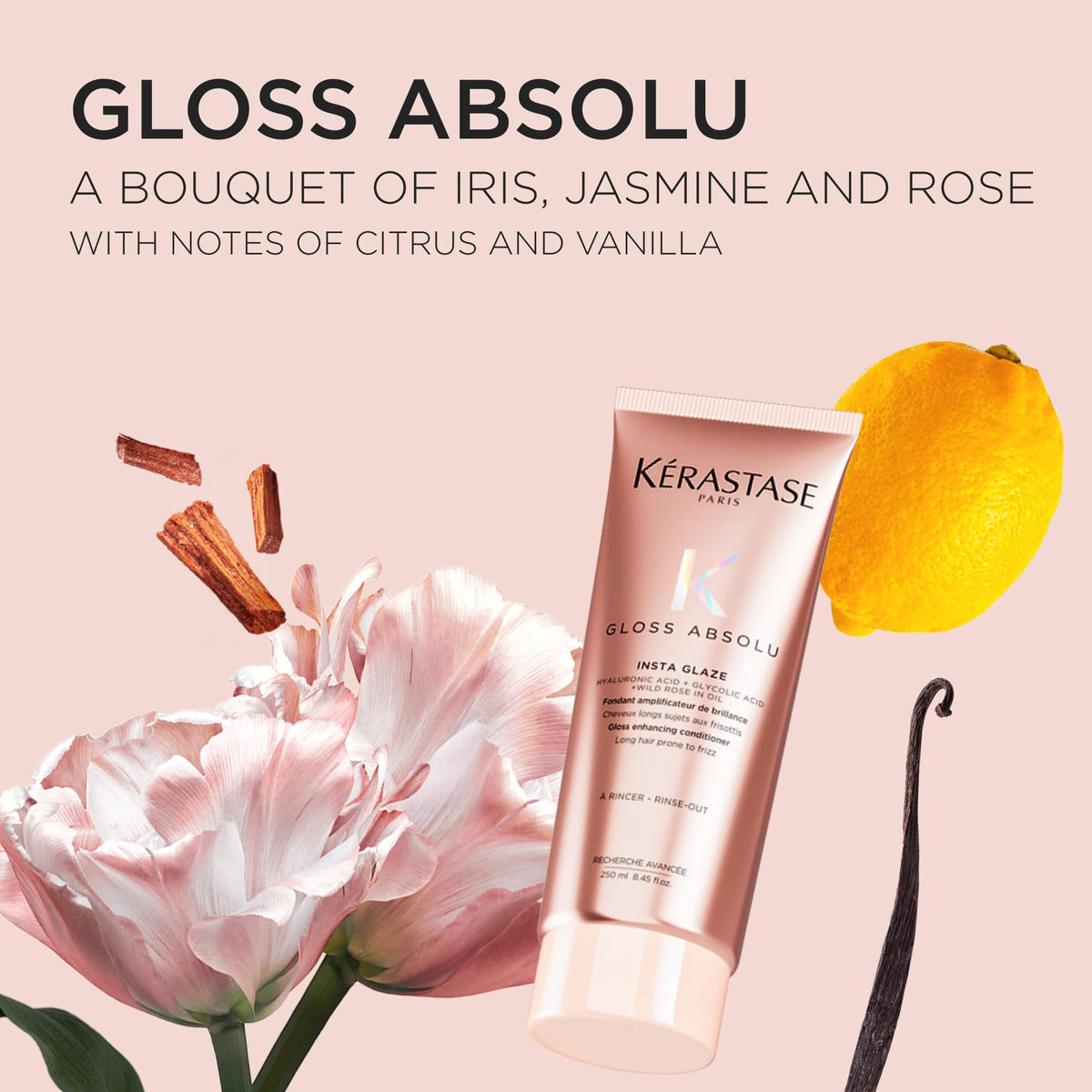 KÉRASTASE product styled in bathroom showing everyday routine benefit