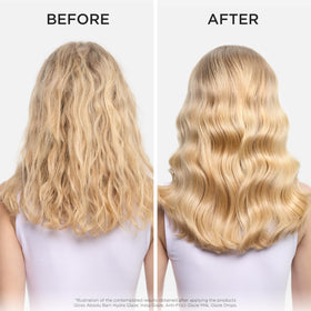 KÉRASTASE dispensing a small amount to show silky texture and slip