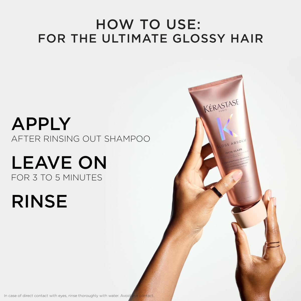 KÉRASTASE conditioner paired with Bain Hydra-Glaze for system performance