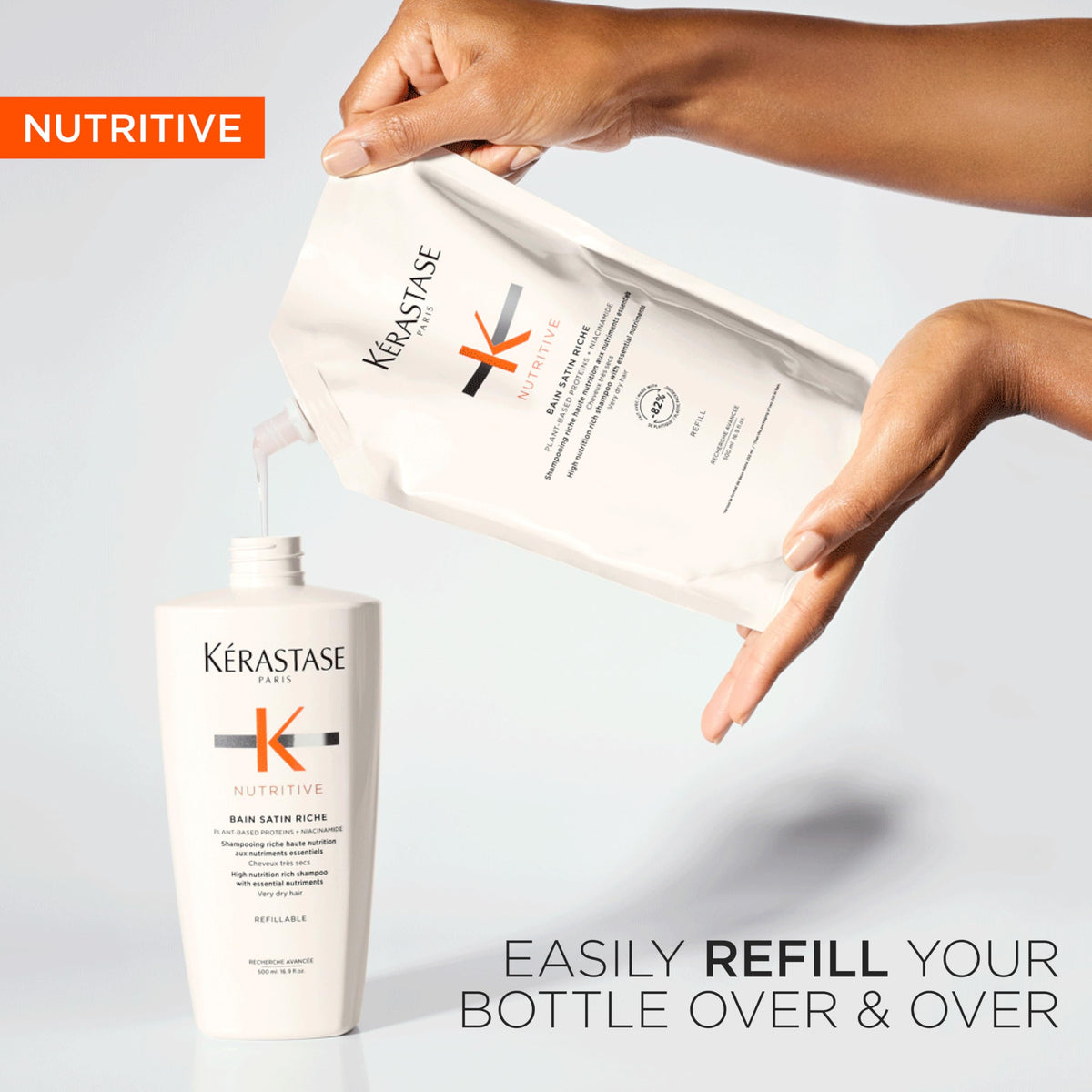 KÉRASTASE niacinamide ingredient detail highlighting moisture-supporting benefit