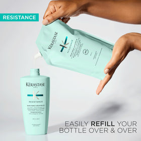 Kérastase ingredient label highlighting Vita-Ciment for repair