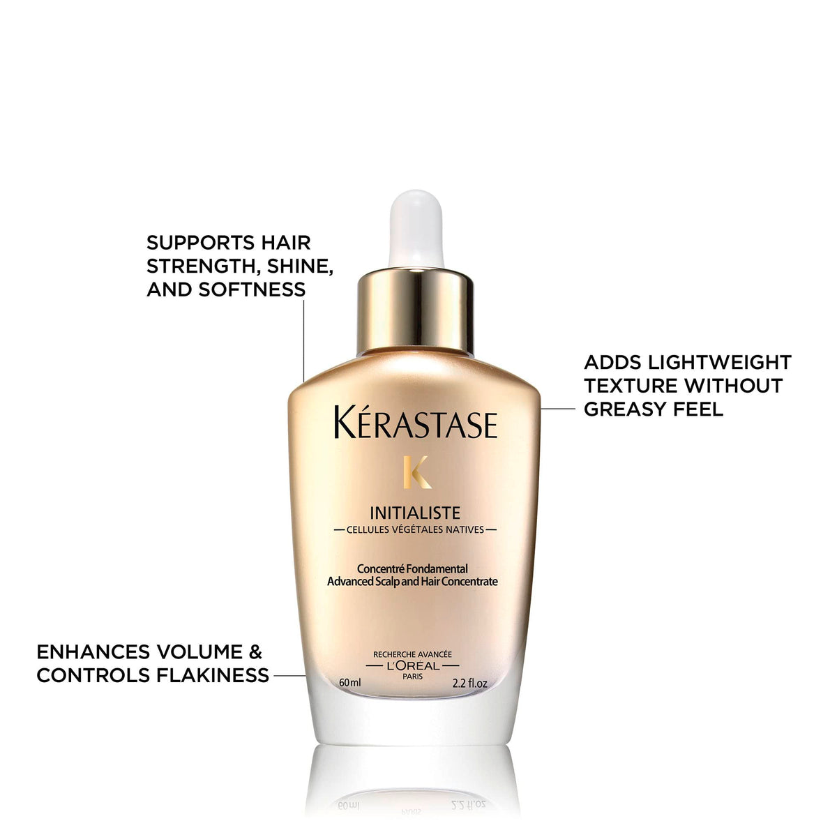 KÉRASTASE product held in hand for size comparison and travel-friendly convenience