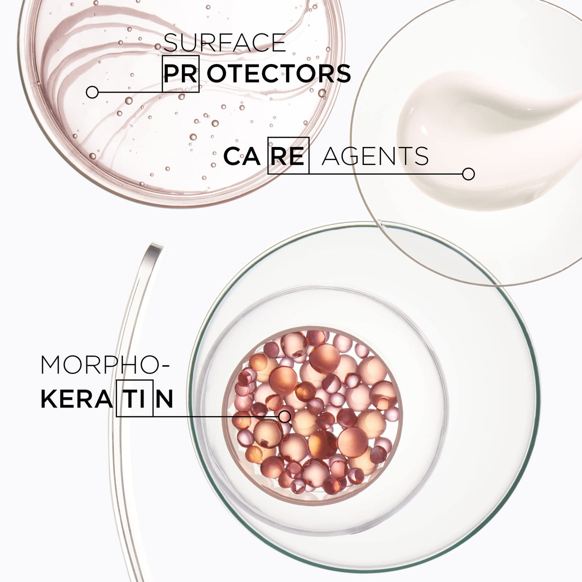 KÉRASTASE applying mask to damp hair for easier detangling
