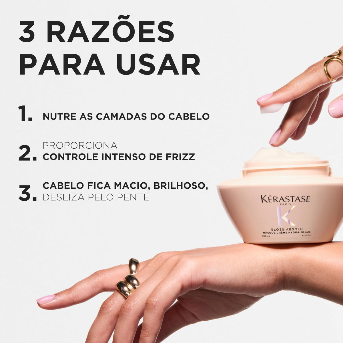 KÉRASTASE open jar with visible label and ingredient focus for nourishment
