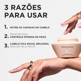 KÉRASTASE open jar with visible label and ingredient focus for nourishment