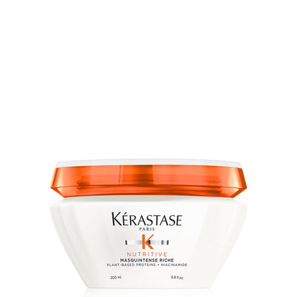 KÉRASTASE Masquintense front jar showing packaging and rich formula benefit