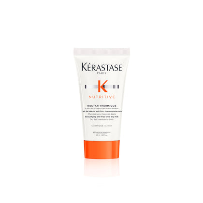 KÉRASTASE front packaging showing Nectar Thermique cream and benefits